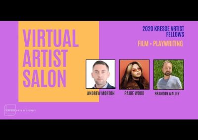Virtual Artist Salon: Film + Playwriting