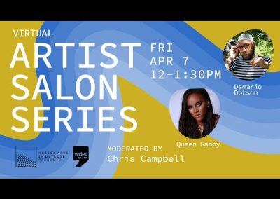 Artist Salon Series: Demario Dotson and Queen Gabby